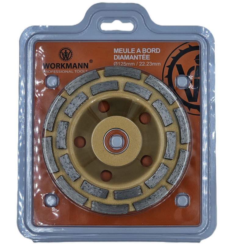 MEULE A BORD DIAMANTE STD 125x 22.2  WORKMANN